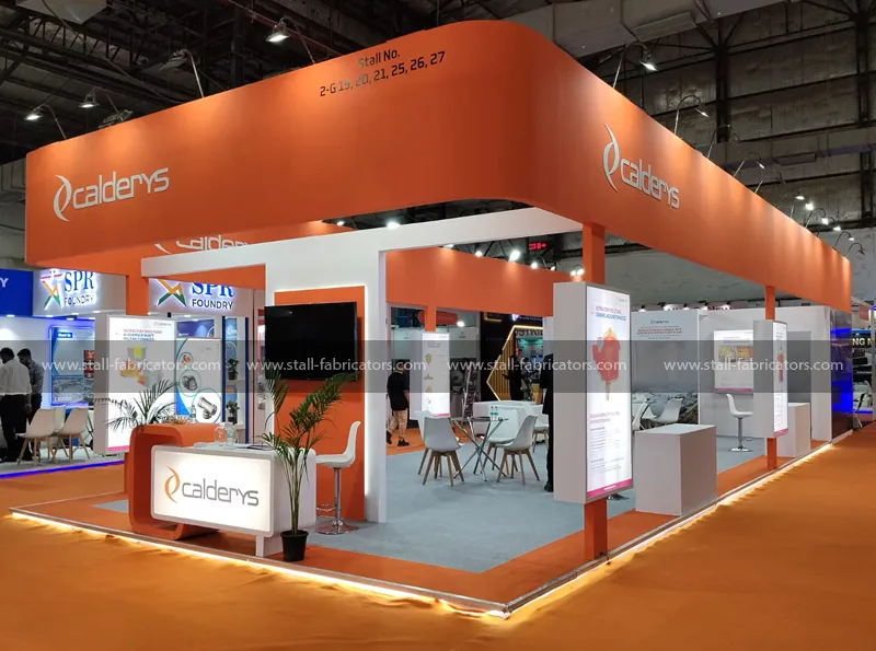 Exhibition Stall for Calderys