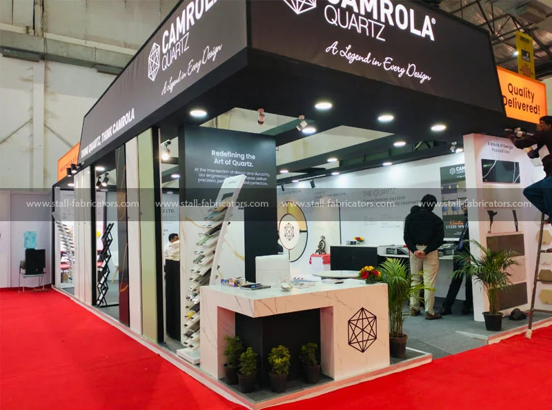 Exhibition Stall for Camrola Quartz Limited