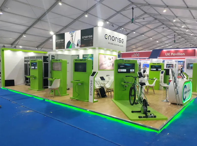 Exhibition stall for Enorise at SIAT Expo