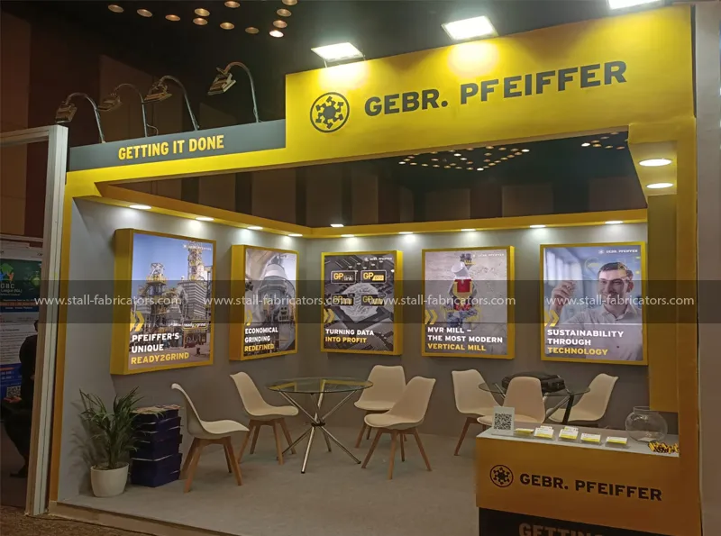 Exhibition stall for Gebr. Pfeiffer at CIAA GREEN CEMENTECH 2026