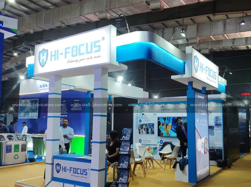 Exhibition stall for Hi-Focus at Airport360 Expo 2026