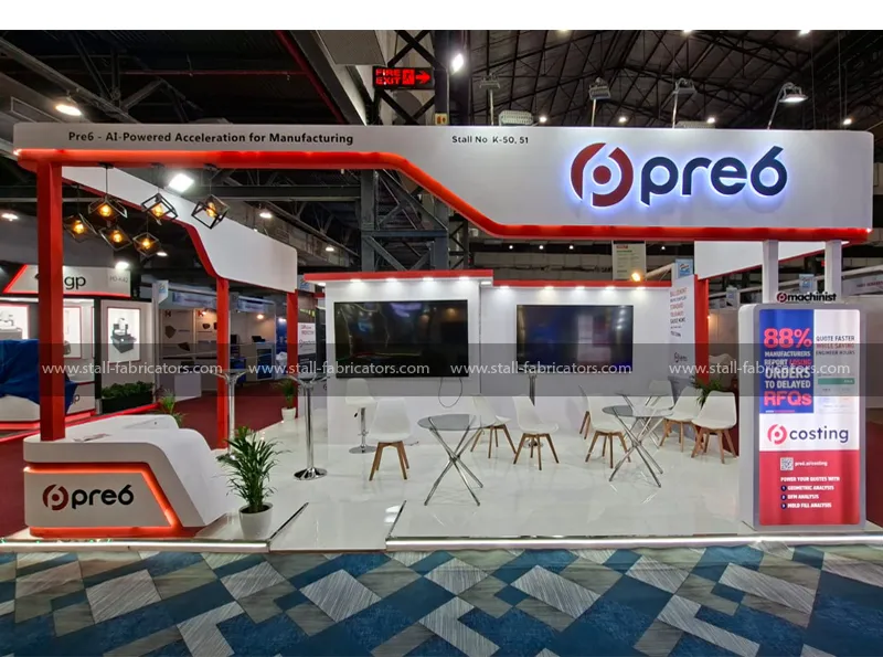 Exhibition stall for Pre6 Tech Private LtdTech Private LtdTech at Tagma Diemould India 2026