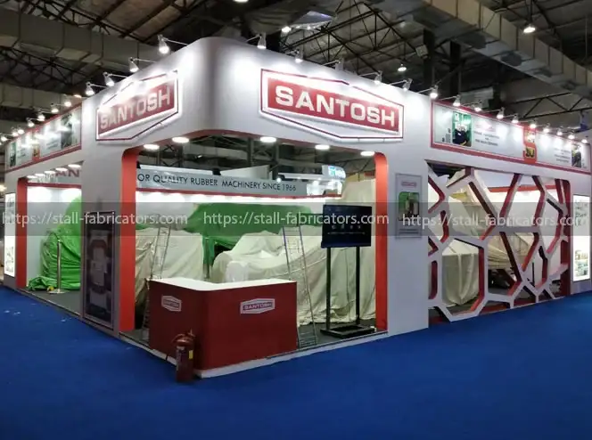 Exhibition Stall for Santosh Rubber Machinery Pvt. Ltd.